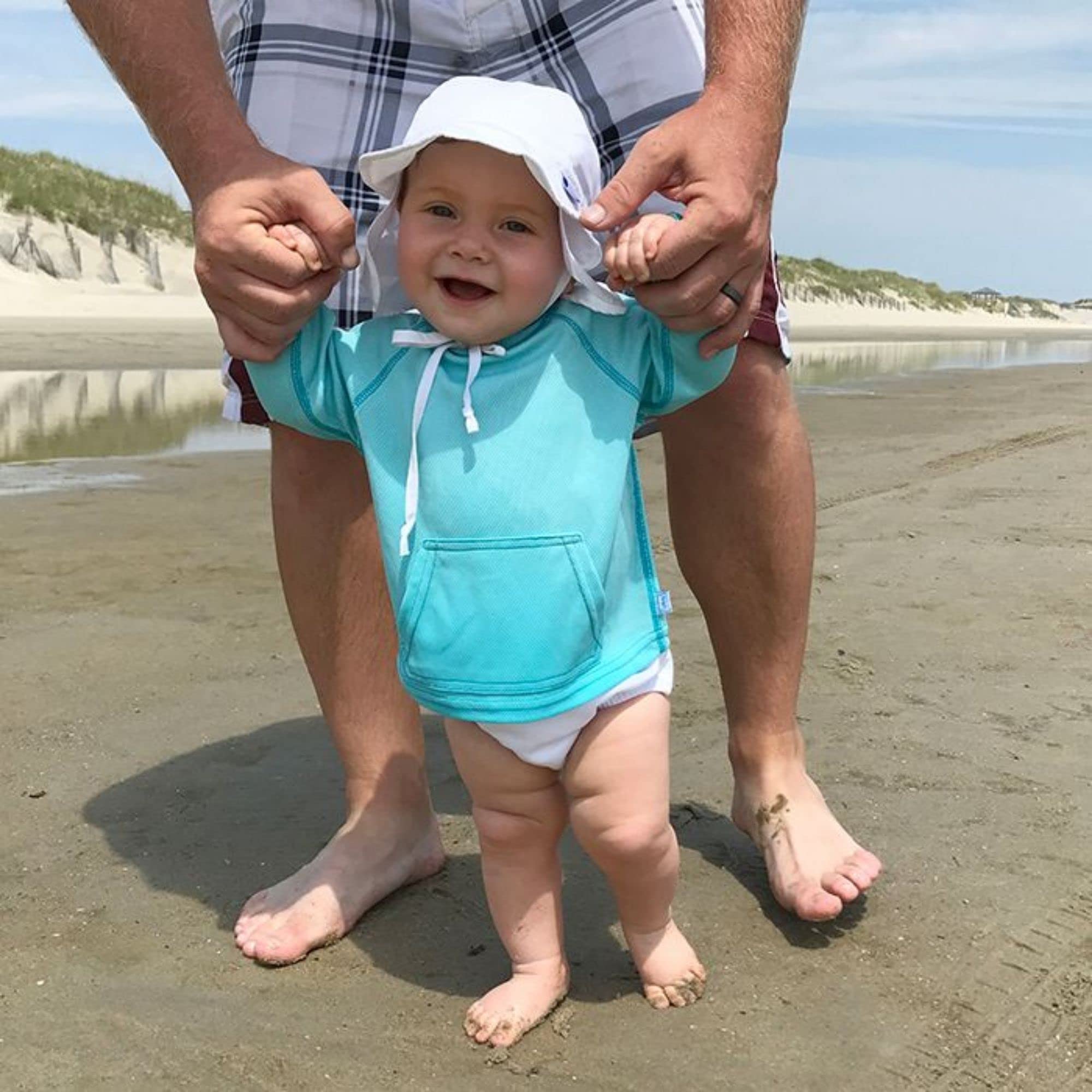 green sprouts Baby Flap Sun Protection Swim Hat