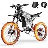EKXBIKE TX1 7000W Electric Dirt Bike 60 MPH Electric Motorcycle Motocross | 4A Battery Full Disc Brake and Suspensions, 60+Miles Range LCD Display Off-Road E Dirt Bike for Teens Adults