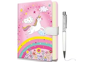Journal for Girls with Pen, 19x13.5cm Hardcover Girls Notebook 192 Lined Pages Small Diary for Kids Gifts for Teen Girls Age 