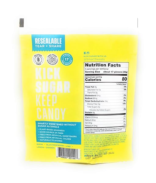 SMART SWEETS SOUR BLAST BUDDIES, 5.3 OZ