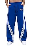 GORGLITTER Men's Baggy Wide Leg Sweatpants Y2K
