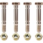 51001500 Snow Blower Shear Pin Bolts and Nuts,Fits for Ariens 510015 AM122156 AM136890 Snowthrowers- 4 Sets