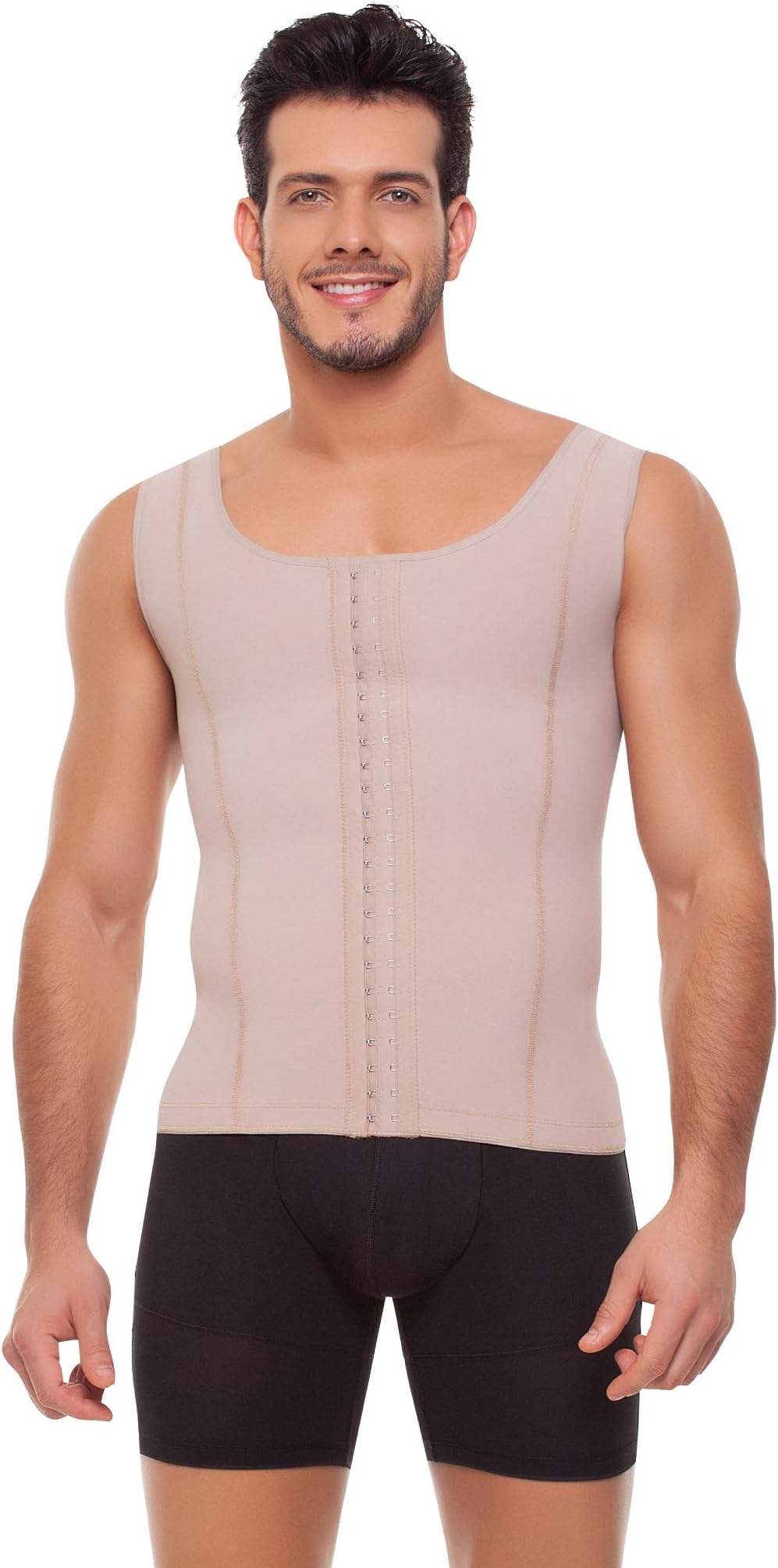 Fajitex Fajas Colombianas para Hombres Mens Girdle High Compression Garmen Shapewear Body Shaper for Men 026950