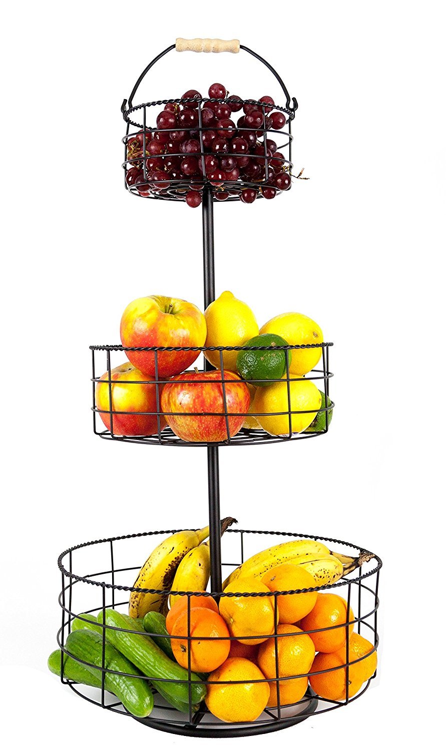 Amazoncom Useful UH FB206 3 Tier Decorative Wire Fruit Basket