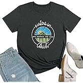 BLACKMYTH Women Cute Tees Graphic Casual Crewneck T Shirts