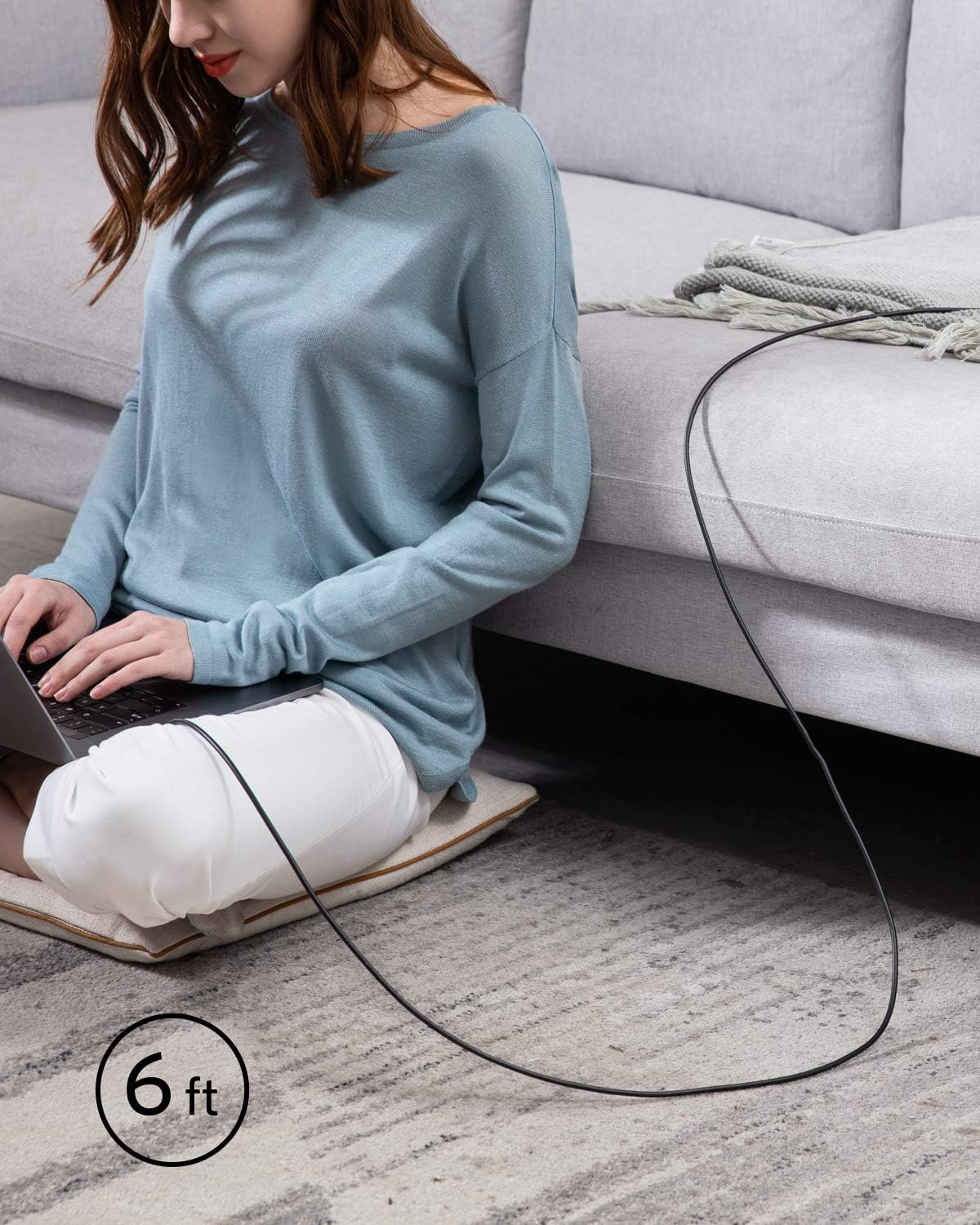 USB C Cable 100W 6ft, Anker Powerline III USB C to USB C Charger Cable 2.0, Type C Charging Cable for MacBook Pro 2020, iPad Pro 2020, Galaxy S20 Plus S9 S8, Pixel, Switch, LG V20, and More (Black): Industrial & Scientific