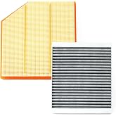 Erchon 84848112 13508023 Engine and Cabin Filter Set | Replacement for Chevy Colorado, Replacement for GMC Canyon 2.7L, Replace 13356914 13356916 13396514, 2Pcs, Easy Replace