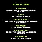 Bleach London Pearlescent Toner Kit for Pale Blonde, Ammonia-Free view 6