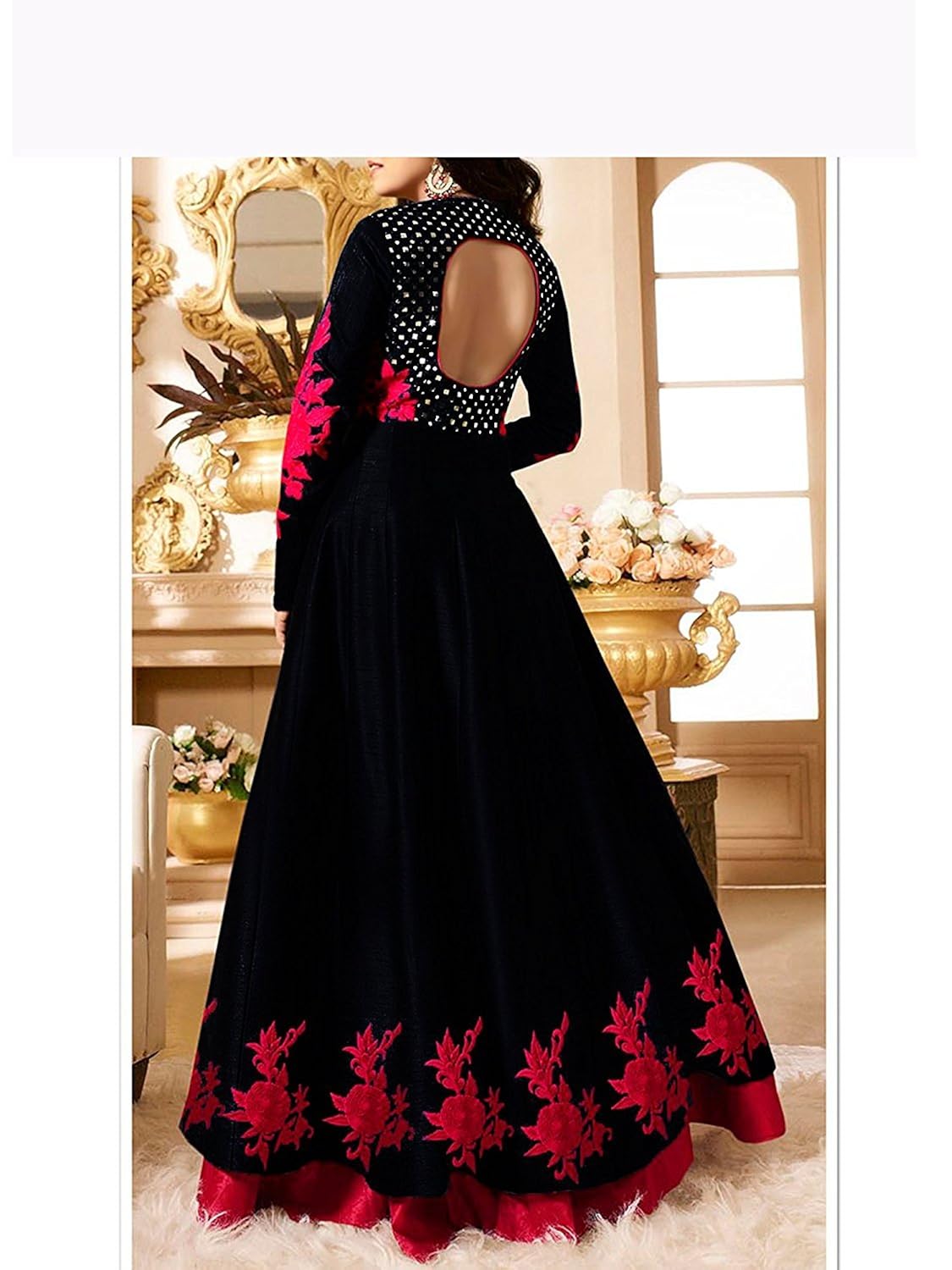 royal export women's silk a-line \gown