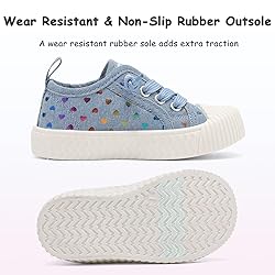 Toddler Shoes Boys Girls Slip On Canvas Sneakers