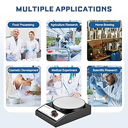 ANZESER Magnetic Stirrer with 4PCS Stir Bars Set