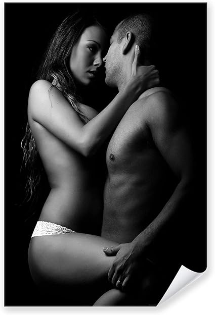 Postereck - 0039 - Paar, Nackt Schwarz Weiss Liebe Mann Frau Erotik -  Erotisch Sexy Nackt Wandposter Fotoposter Bilder Wandbild Wandbilder -  Poster - 3:2-91,0 cm x 61,0 cm: Amazon.de: Küche & Haushalt