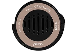 Pura Car Scent Refill - Fragrance for Pura Car Diffuser - Clean & Safe Luxury Diffuser Scent - Long-Lasting Fragrance for 30 Days of Aroma - Fall & Winter Household Essential - Cozy Cashmere