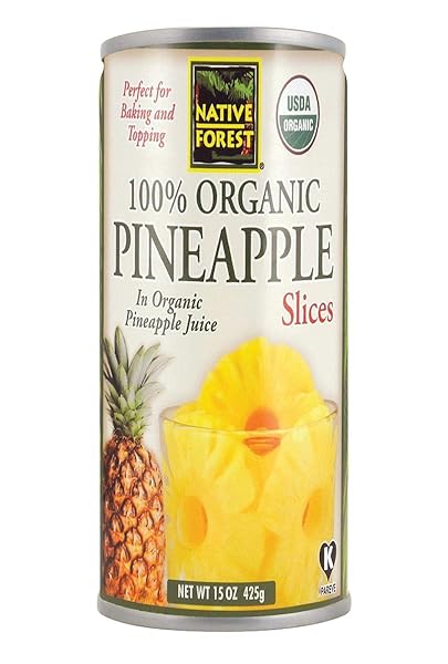 NATIVE FOREST ORGANIC PINEAPPLE SLICED SINGLE 15OZ