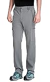 clothin Men's Elastic-Waist Travel Pant Stretchy