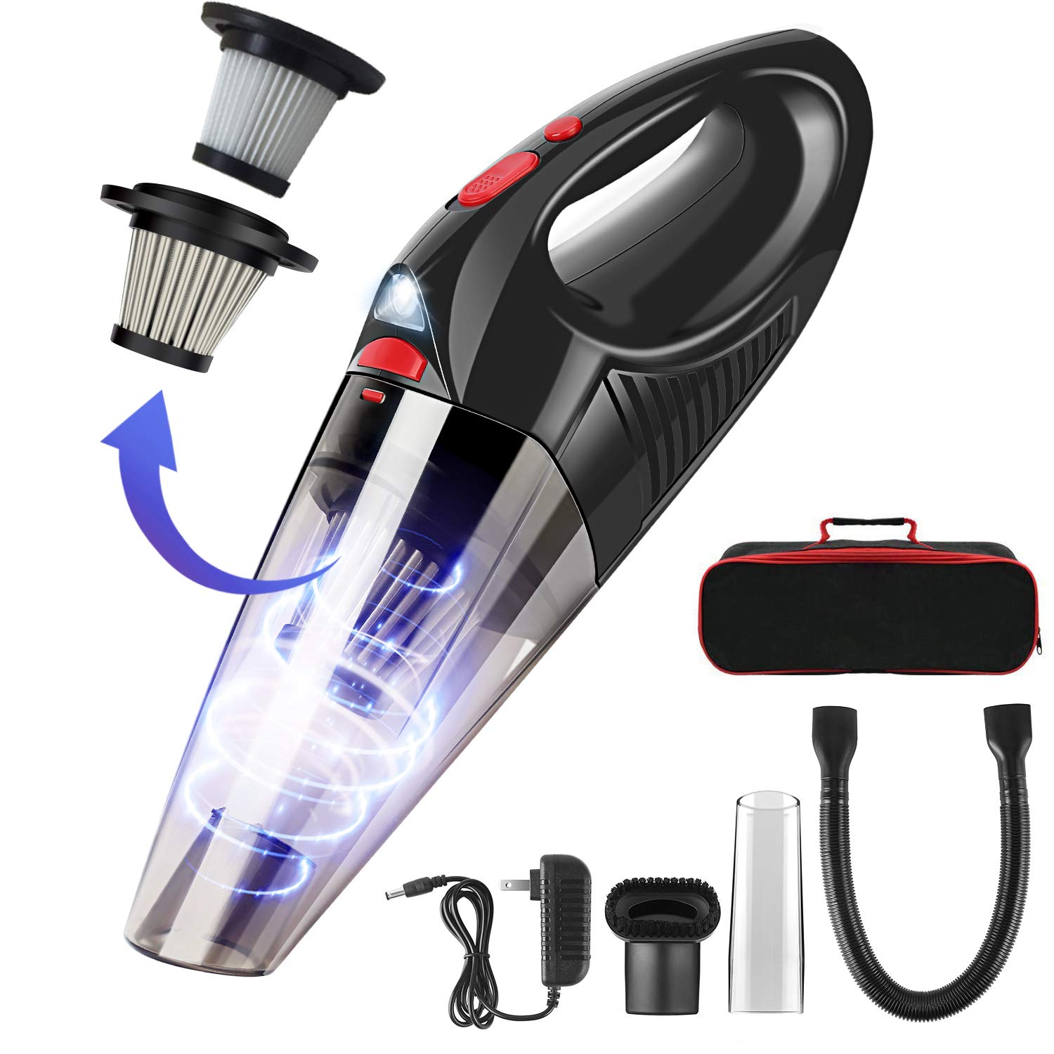 Which Is The Best Hunlee Cordless Handheld Vacuum