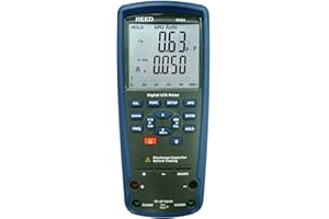 REED Instruments R5001 Passive Component LCR Meter, +/-1.5% Accuracy, blue/black