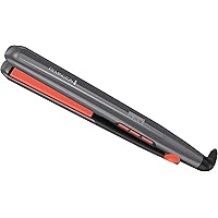 Remington S5500TA 1" Anti-Static Flat Iron with Floating Ceramic Plates and Digital Controls, Hair Straightener, Grey…