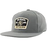 ZHATS Standard NCAA Officially Licensed Fitted Hat M15Z Switchback Gray, Grey, Medium