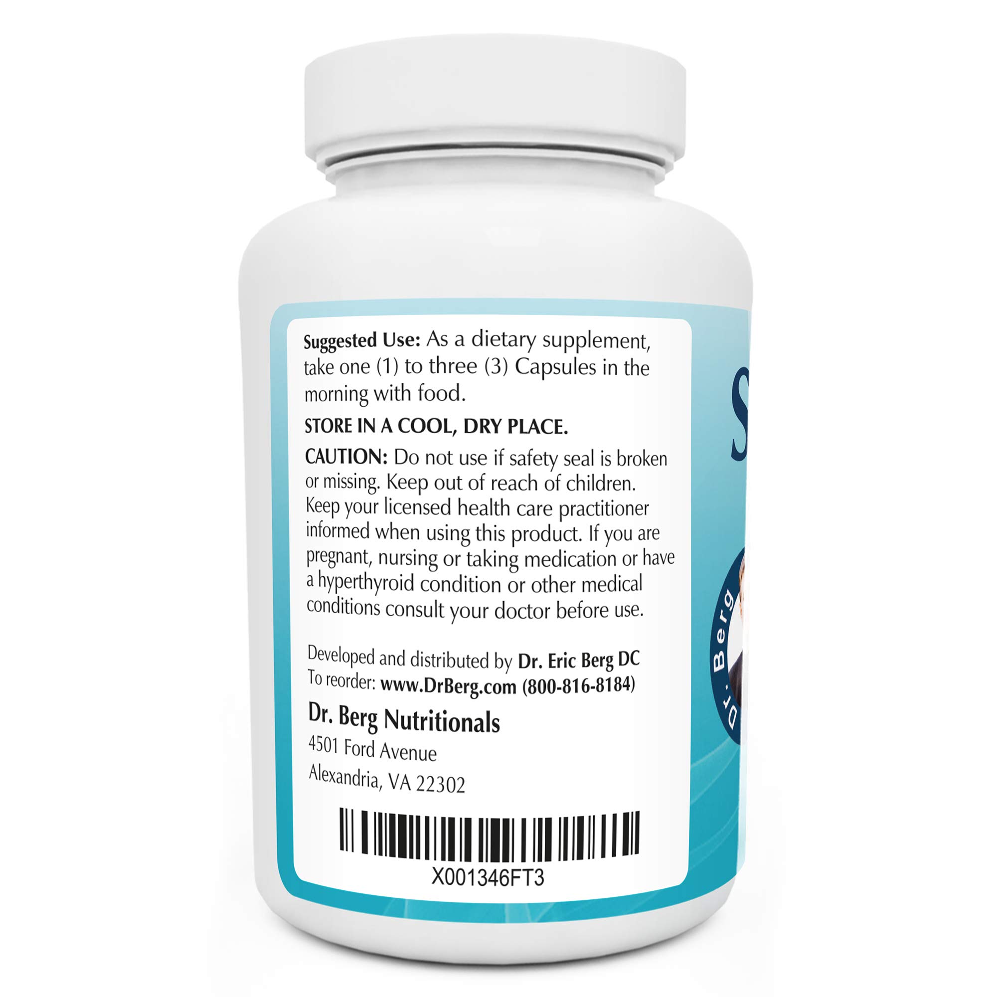 Dr. Berg's Icelandic Sea Kelp Supplement Pure Healthy Icelandic