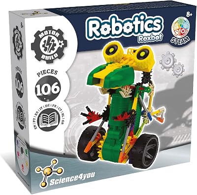 Science4you Rexbot Robot Building Toy 106 Pieces STEM Kit for 8-14