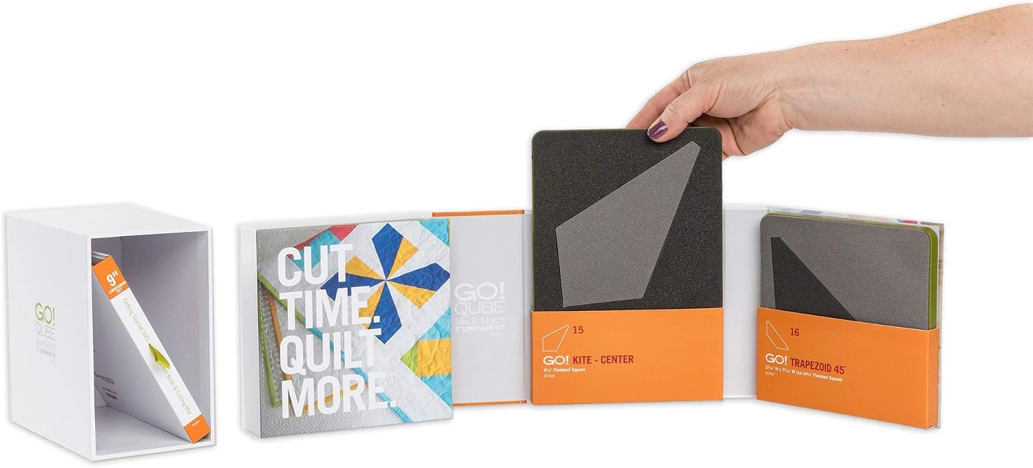 AccuQuilt GO! Qube 9" Companion Set-Angles - Image 5