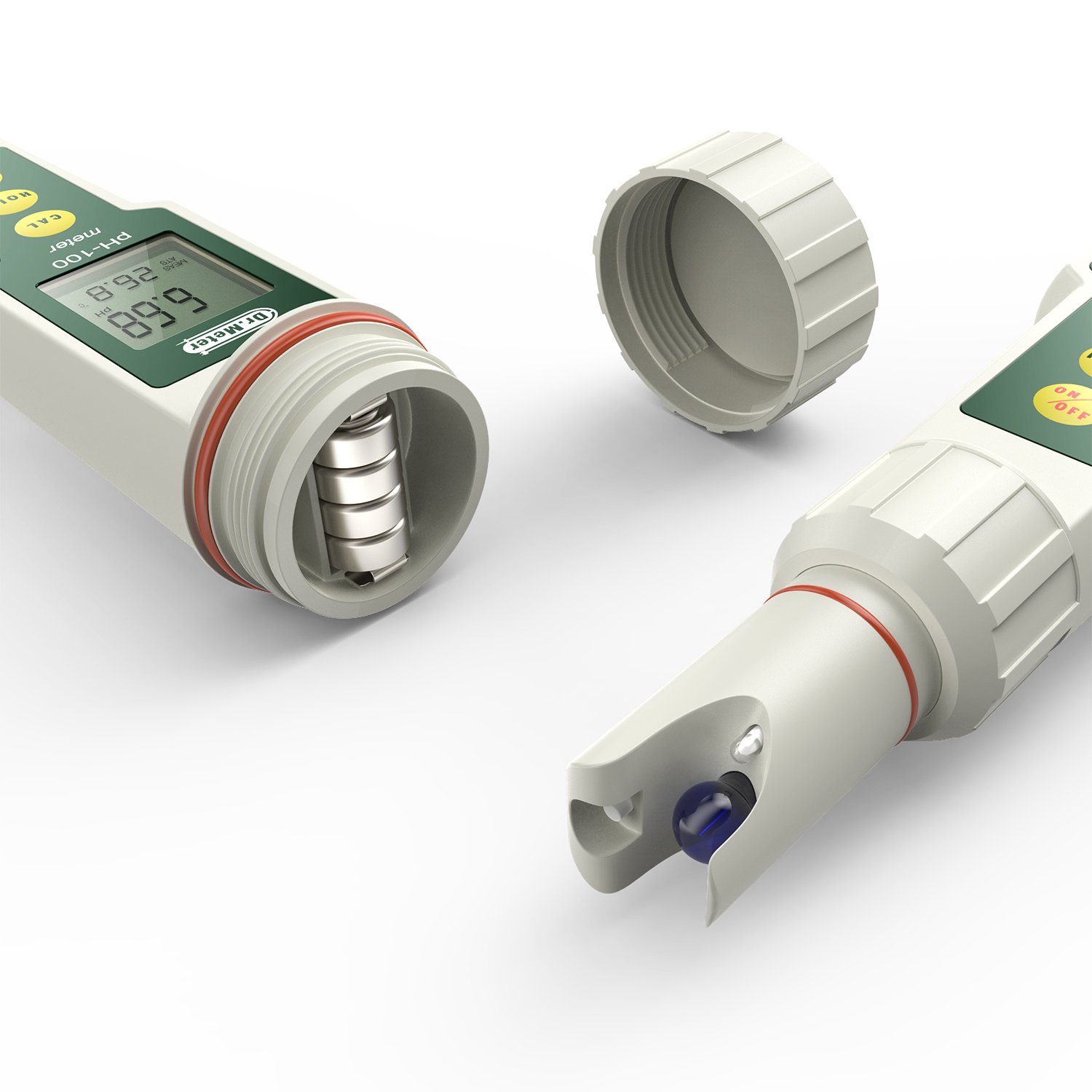 Dr.meter PH100V 0.01 Resolution High Accuracy Pocket Size pH Meter with ATC, 014pH Measurement