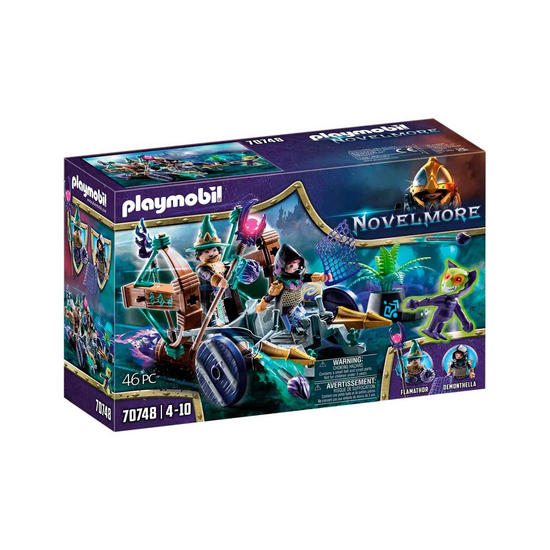 Playmobil Novelmore 70748 Violet Vale - Demon Catching Chariot, For Children Ages 4+