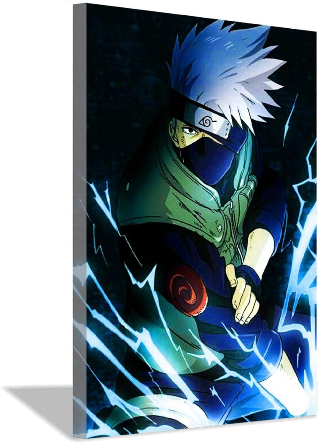 Naruto Kakashi Canvas Painting Art Poster Corridor Decoration Stairs