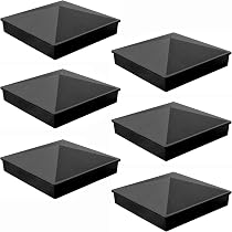 thumbnail image 2 of Uxcell 8-Pack Plastic Post Skirts - 50x50mm Split Style Base Covers For Fence & Railings 2 of 14