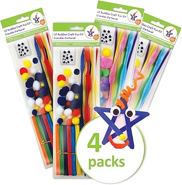 Preschool Crafts Toddler Craft Kit Art Center Daycare Supplies Collage Kit Busy Box Craft Supplies For Toddlers Preschool Art Supplies Classroom Art Supplies Art Activities For Toddlers 4 Packs Amazon Co Uk Toys