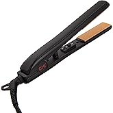 CHI Tourmaline Ceramic Mini Flat Iron, Hair Straightener For An Even 
Smooth Finish, Dual Voltage, 0.75" Iron