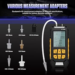 LUTIFIX Manometer, Dual-Port HVAC Manometer with 7