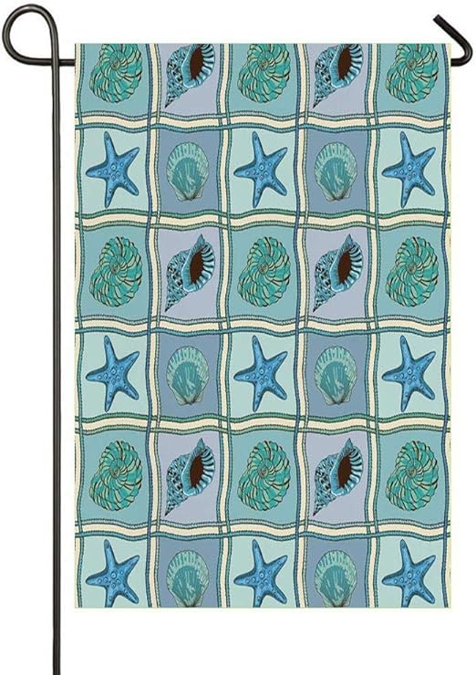 Banderas de jardín de temporada para exteriores, día festivo 12 x 18