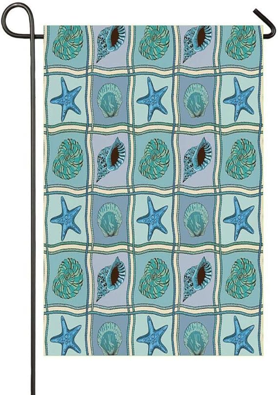 Banderas de jardín de temporada para exteriores, día festivo 12 x 18