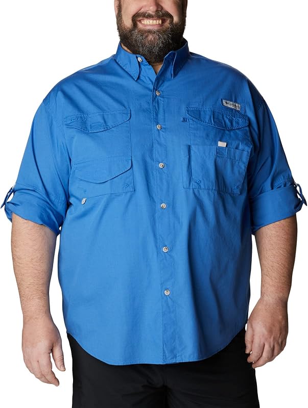 Bonehead - Camisa de Manga Corta para Hombre, Color Azul Vivo, Talla 4X
