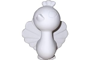 NEW HAMPSHIRE CRAFTWORKS The Lovable Peacock - Paint Your Own Adorable Ceramic Keepsake