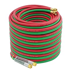 RX WELD Oxy Acetylene Hose, Torch Hose 1/4-Inch