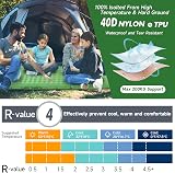 HiiPeak Sleeping Pad Ultralight Inflatable Mattress with Built-in Foot Pump view 4