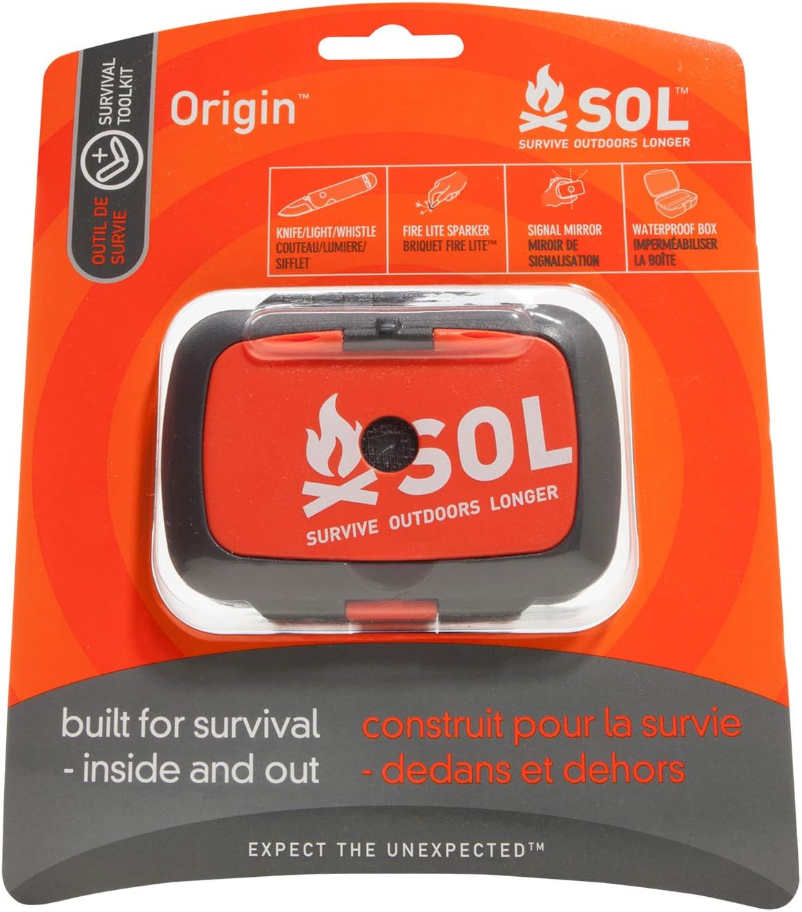 S.O.L. Origin Waterproof Survival Tool Kit : Sports First Aid Kits : Sports & Outdoors
