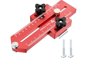 OUYANG Twotrees Thin Rip Jig, Extended Table Saw Jig Guide, Table Saw Accessories for Making Repetitive Narrow Strip Cuts Fit for 3/4" X 3/8" Miter Slots, Compatible With Most Router Tables and Band Saw