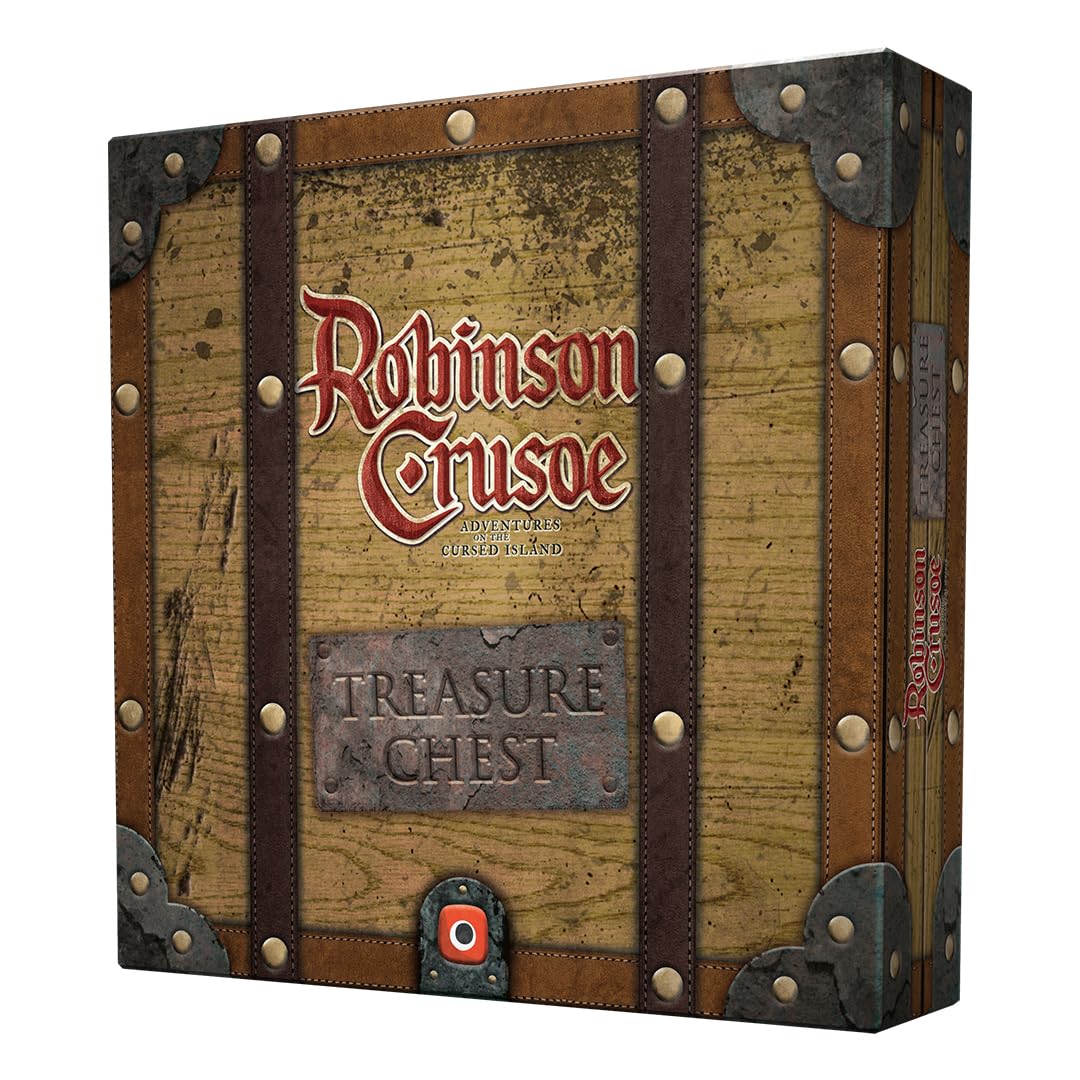 Portal Games | Robinson Crusoe: Treasure Chest | Board Game | Ages 14+ | 1 to 4 Players | 60 to 120 Minutes Playing Time