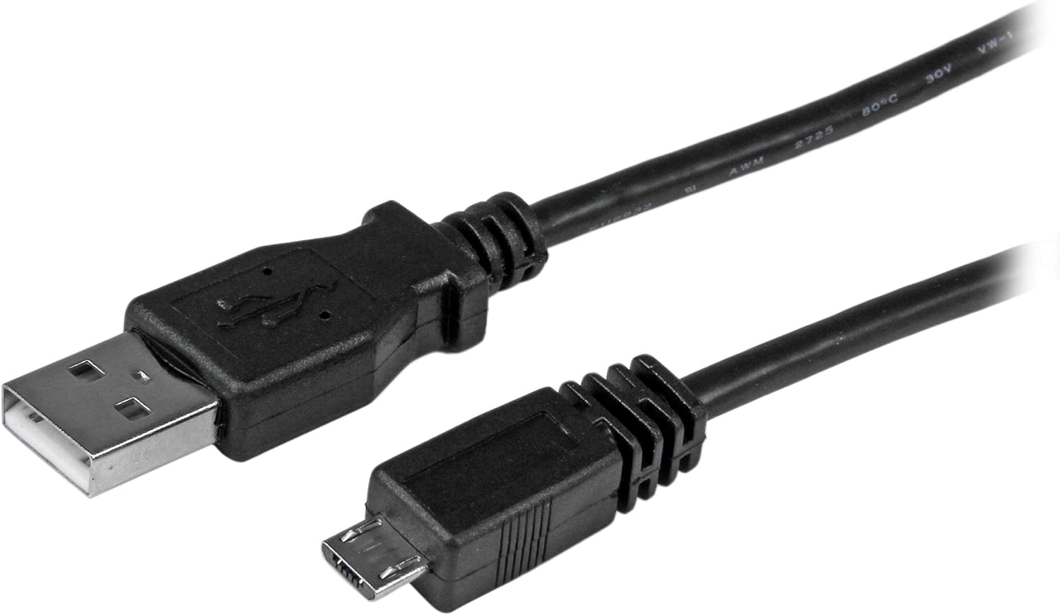 StarTech.com 1m Micro USB Cable - A to Micro B - 1m USB a to Micro Cable - 1m USB 2.0 Micro Cable (UUSBHAUB1M)