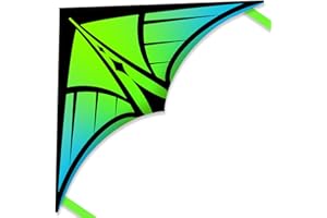 YFAFENGS Large Delta Kite for Kids & Adults - Easy to Fly Outdoor Kites for Kids Ages 8-10, Perfect for Beach & Family Activities, Includes Line & Handle