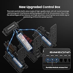 SIMSONN Plus X Sim Racing Pedals, Racing Simulator