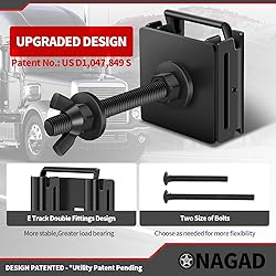 2 Pack E Track Spare Tire Holder Mounts, Upgrade