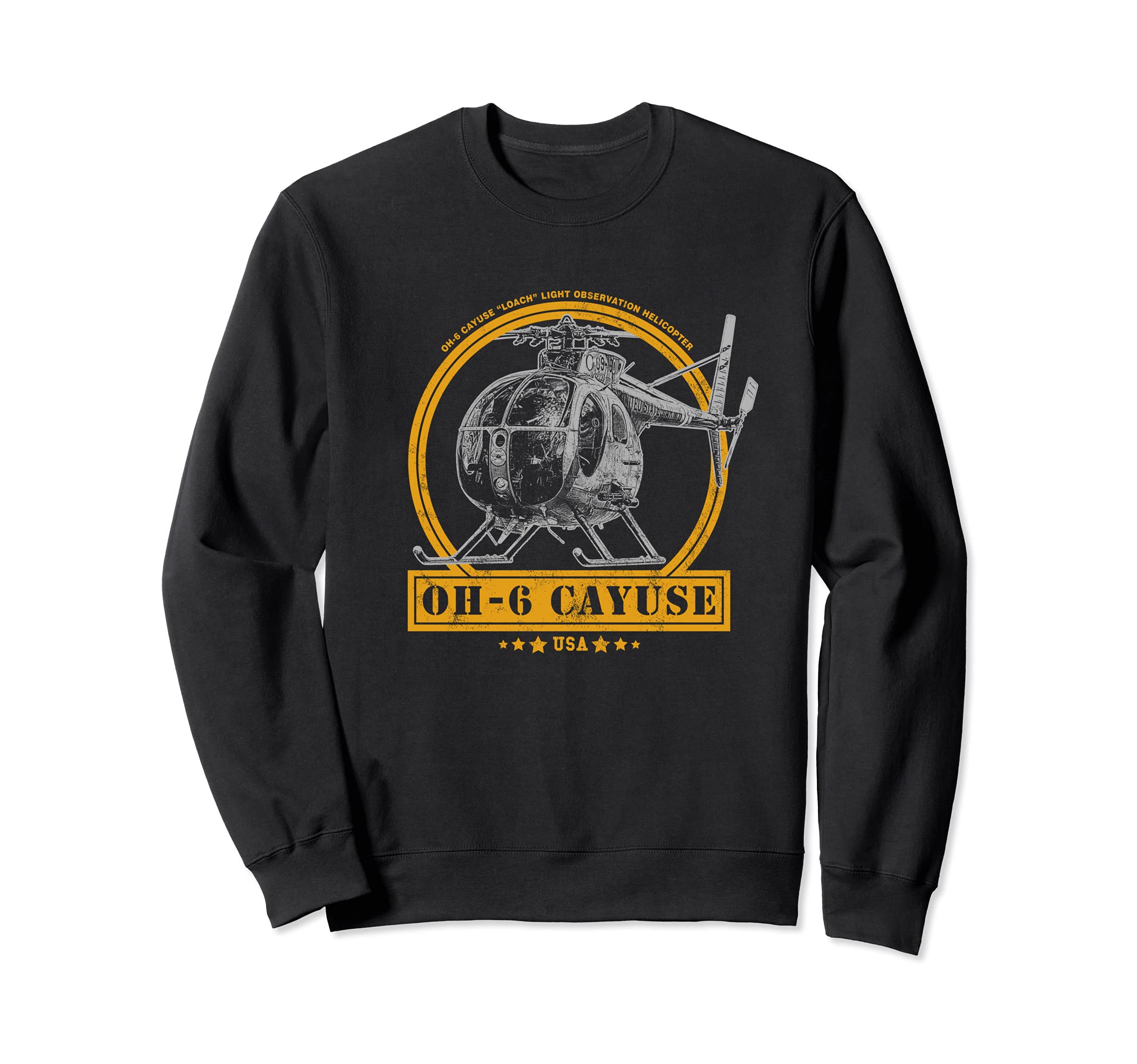 OH-6 "Loach" Cayuse Helicopter Sweatshirt