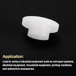 uxcell 12pcs Flanged Sleeve Bearings Plastic