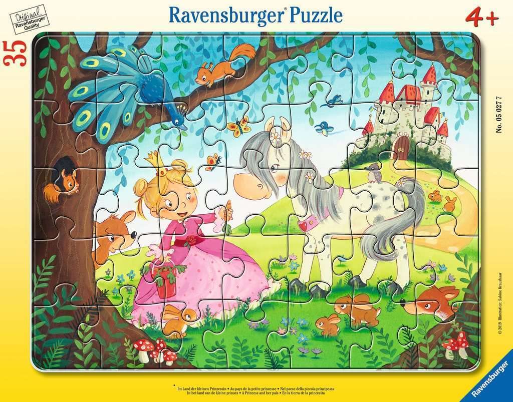 Ravensburger Children's Puzzle - 05027 in the Land of the Little Princess - Frame Puzzle for Children from 4 Years with 35 Pieces
