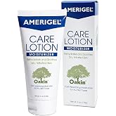 AMERIGEL Care Lotion | Hypoallergenic Moisturizer Rehydrates &amp; Soothes Dry Irritated Skin | Supports Diabetic Skin Care, Minimizes Appearance of Hemosiderin Staining &amp; Venous Stasis Dermatitis (6 oz)